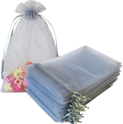 Organza Gris 4"x5 10pcs