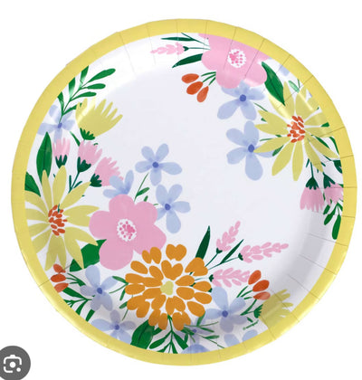 Spring Picnic Plates 9" 8pcs