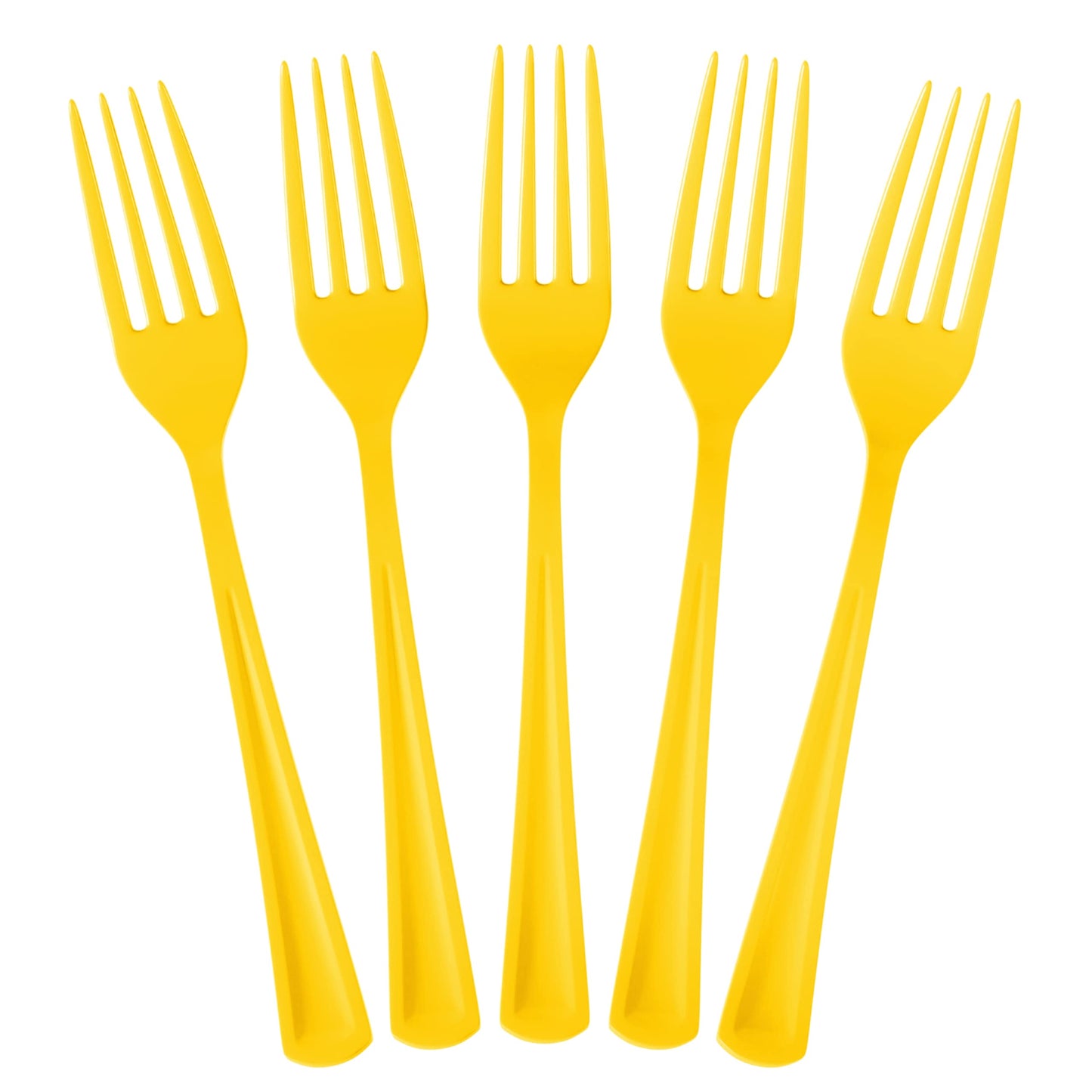 Forks Yellow School Bus 48pcs