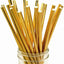 Gold Foil Straws 10ct