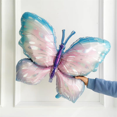 Globo Foil Mariposa Pink, Purple
