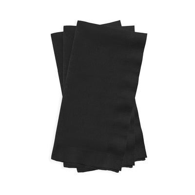 Black Paper Dinner Napkins 20pcs