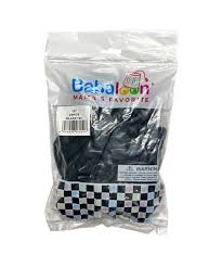 Latex Balloon 12" Black (x25u)
