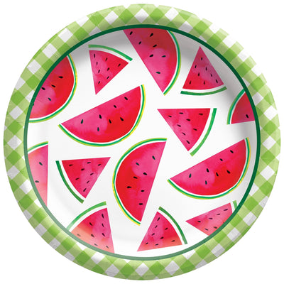 Summer Squeeze Melón Paper Plates 9" 8pcs