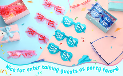 Team Boy or Girl Glasses 8pcs