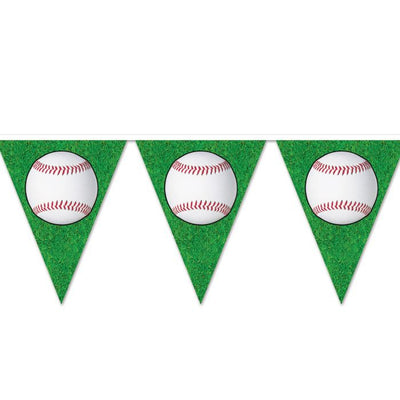 Baseball Pennant Banner 12FT