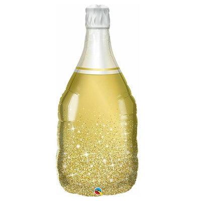 Golden Bubble Wine Bottle 39" (Qualatex)