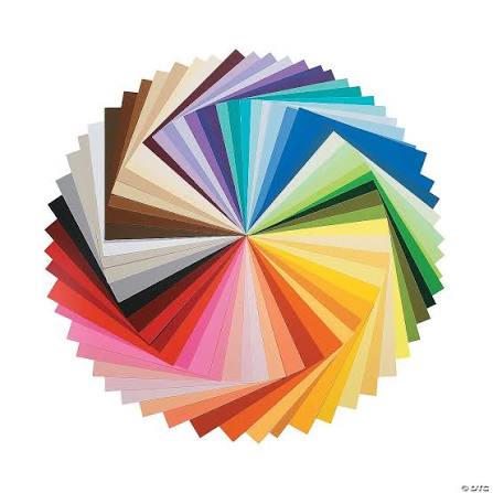 Cardstock 12x12 25 Sheets (variedad de colores)