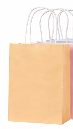 Paper Gift Bags Beige 12 Pcs