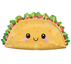 Taco Time Supershape Balloon