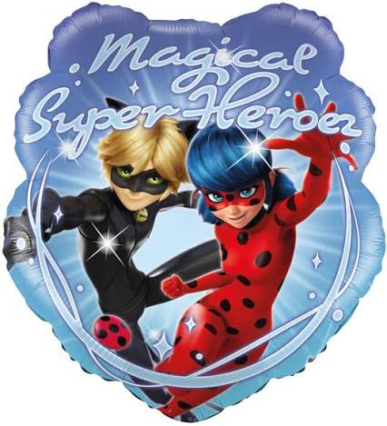 Miraculous Blue Foil Balloons 18"