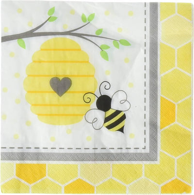 BumbleBee Baby Napkins (x16u)