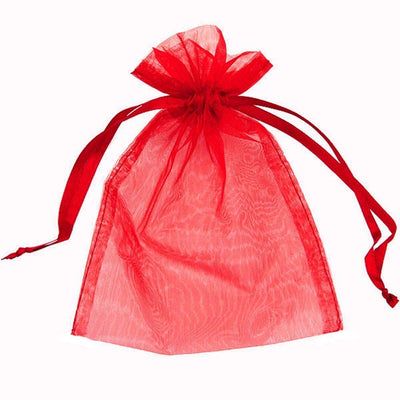 Organza Roja 4"x5 10pcs