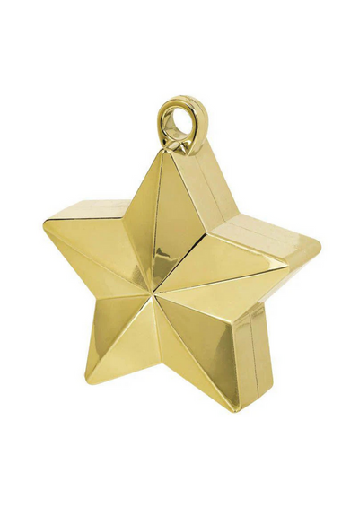 Weight Star Balloon Gold