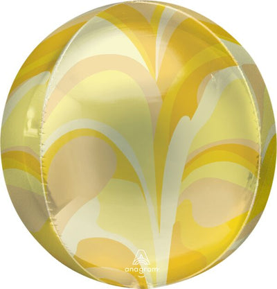 Orbz Balloon Gold Macro Marble