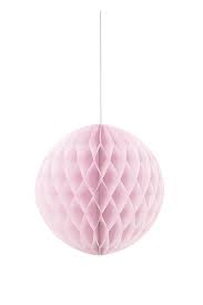 Honeycomb Ball Pink (x1u) 8in
