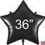 Brand Black Star Foil Balloon 36" Giant