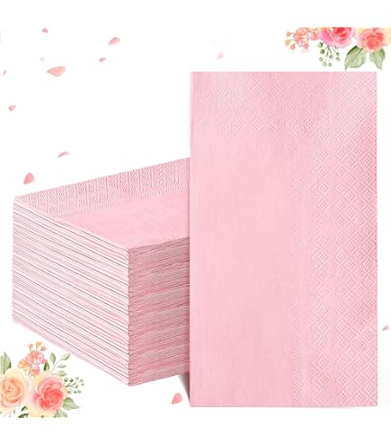 Lovely Pink Joli Rose Guest Napkins 20pcs