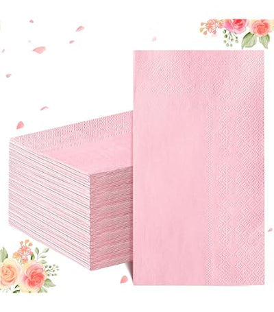 Lovely Pink Joli Rose Guest Napkins 20pcs