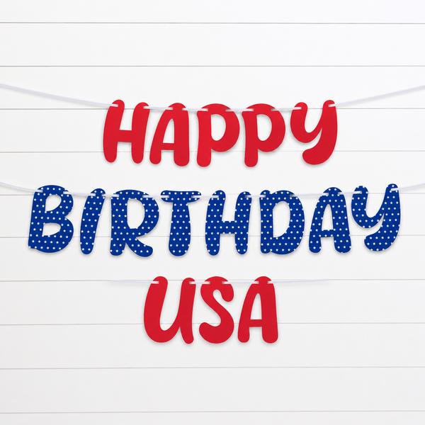 Usa 250th Birthday Banner