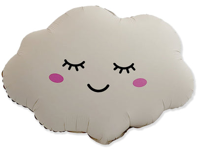 Cloud Matte Creamy Latte Foil Balloon 22"