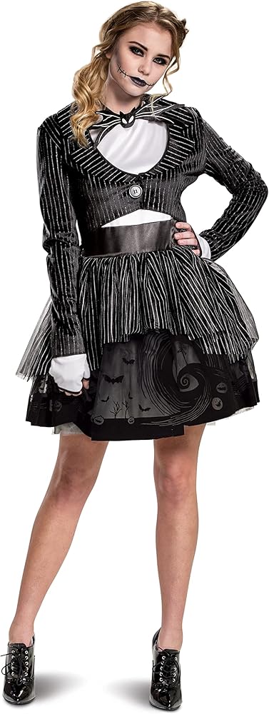 Jack Skellington Mujer Costume Adult