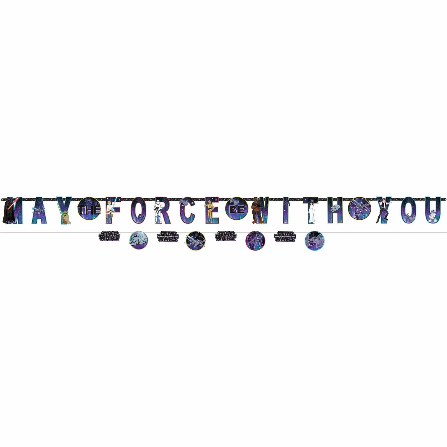 Star Wars Galaxy of Adventures Jumbo Letter Banner kit