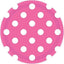 Hot Pink Dots Plates 7" 8pcs