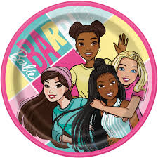 Barbie Plates 7"