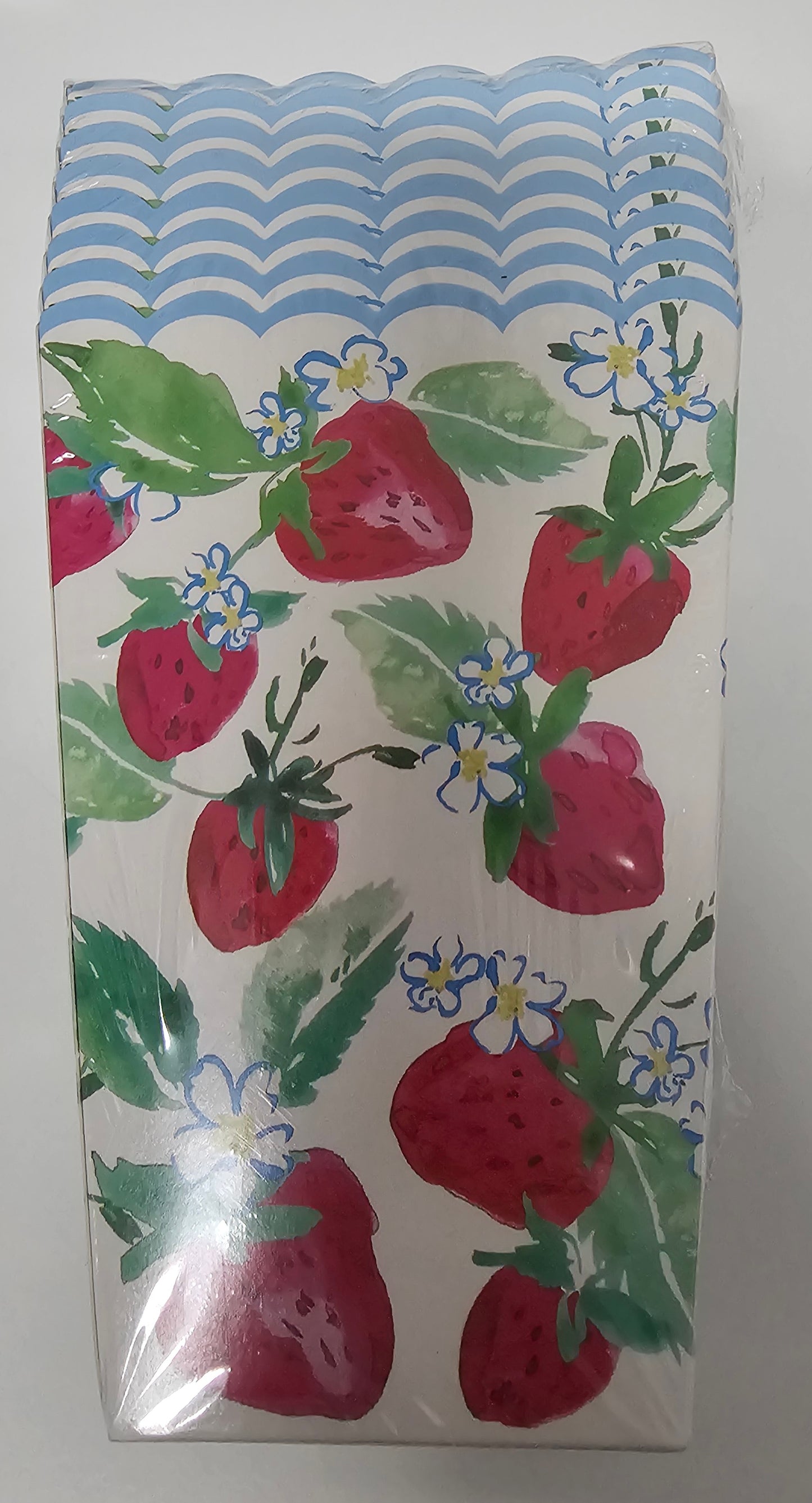 Sweet Strawberry Popcorn Boxes 8pcs