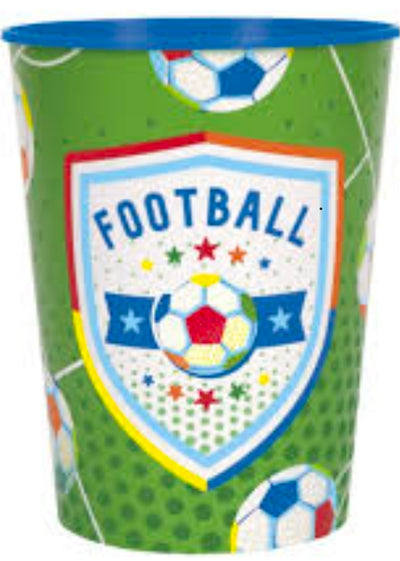 Soccer Plastic Cup 16oz