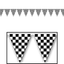 Checkered Racing Pennant Banner 12ft (x1u)