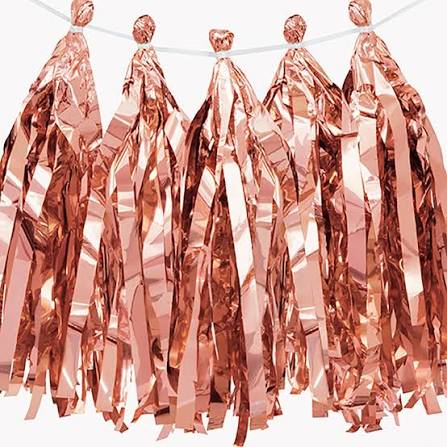 Tassel Garland Rose Gold Foil