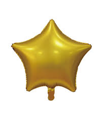 Babaloon Star Gold Foil Balloon 16"