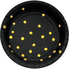 BLACK VELVET Plates 7" 8pcs