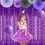 Foil Curtain Purple 3ft x 8ft