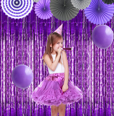 Foil Curtain Purple 3ft x 8ft