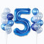 Number #5 Supershape Balloon 34" Royal Blue
