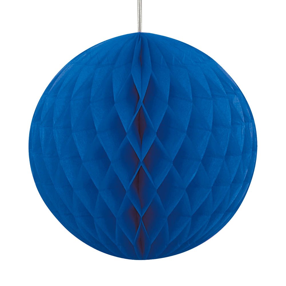 Honeycomb Ball Royal Blue (x1u) 8in
