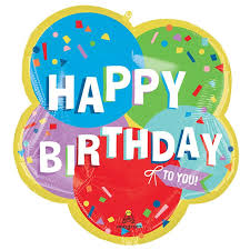 Sunny Balloon Birthday Super Shape