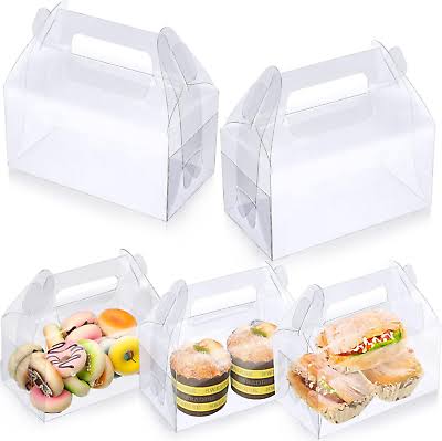 Treat Boxes Clear 12pcs