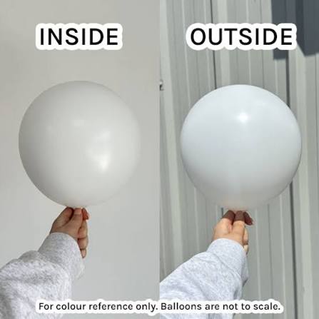Kalisan Balloons 18" Standard White (x3u)