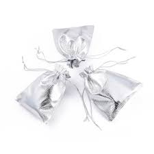Organza Plata 4"x5" 12pcs