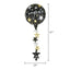 Congrats Black, Silver Gold Foil Balloon AirWalkers 67"