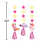 Boot And Bow Hanging Decorative 3pcs
