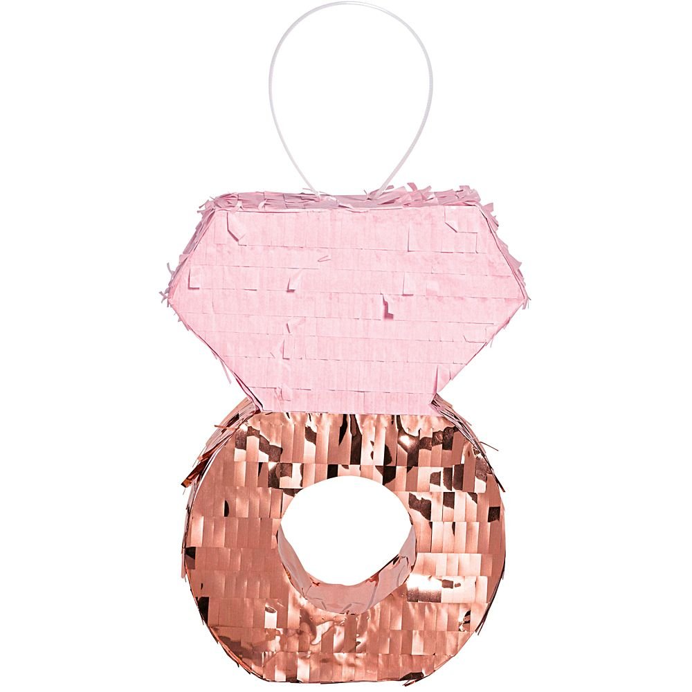 Blush Wedding Ring Mini Piñata