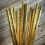 Gold Foil Straws 10ct