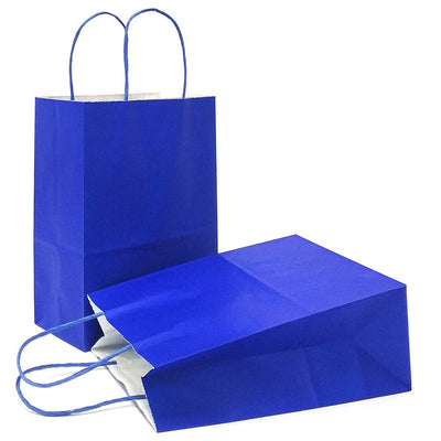 Paper Gift Bags Azul Royal 12Pcs
