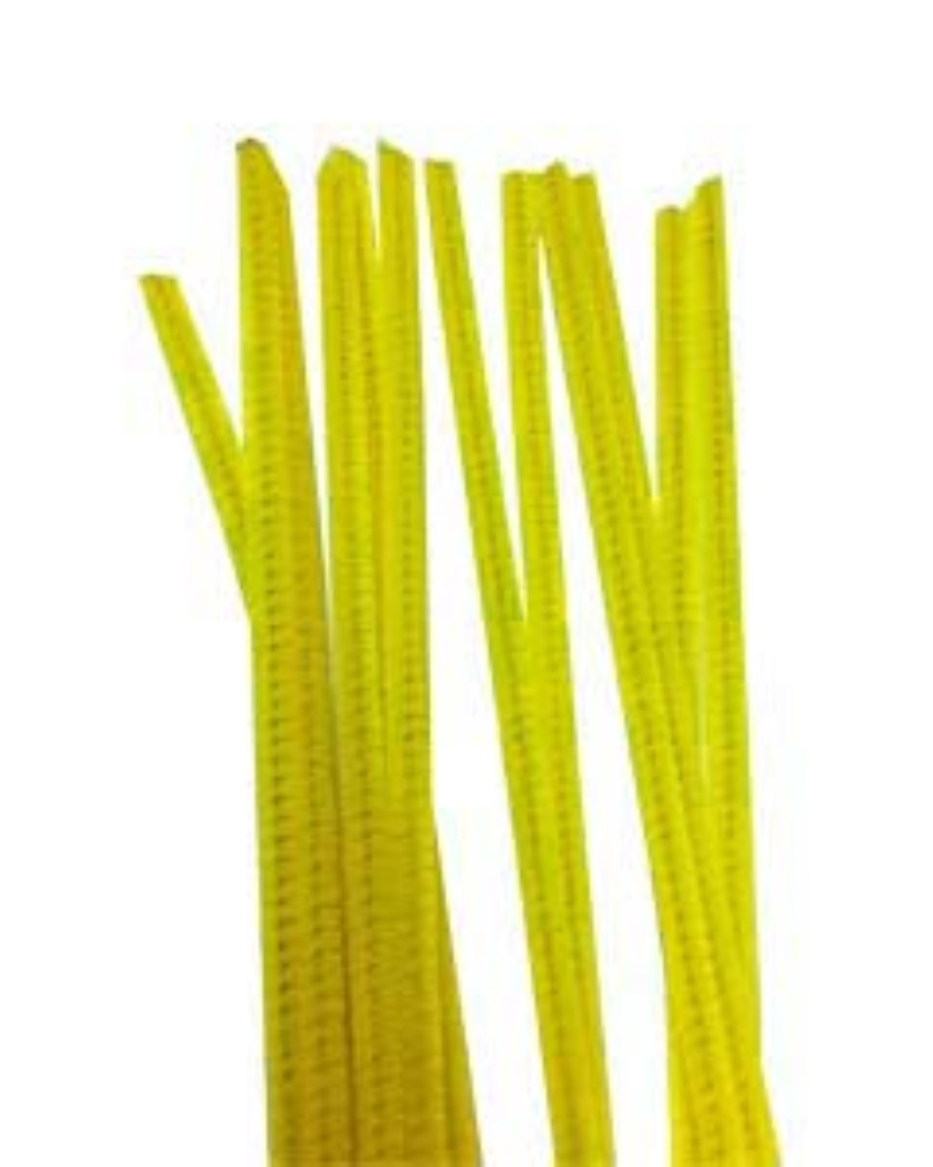 Chenille amarillo 20pcs