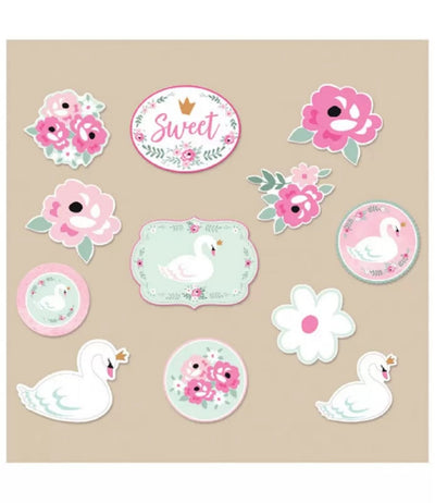 Sweet Swan Cutouts (x12u)